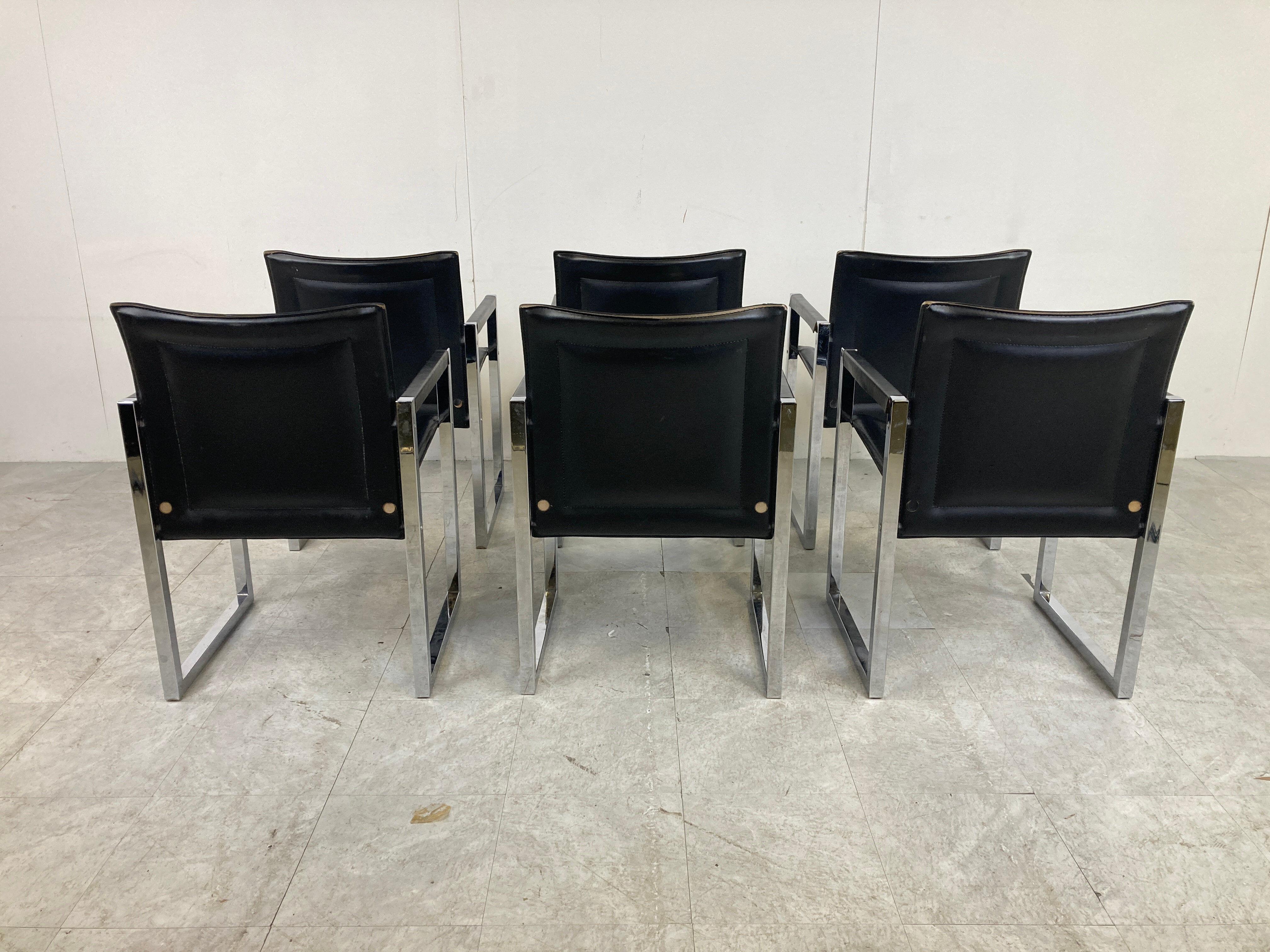 Vintage dining chairs by Arrben, 1980s