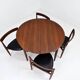 Roundette Teak Extendable Dining Set by Hans Olsen for Frem Røjle