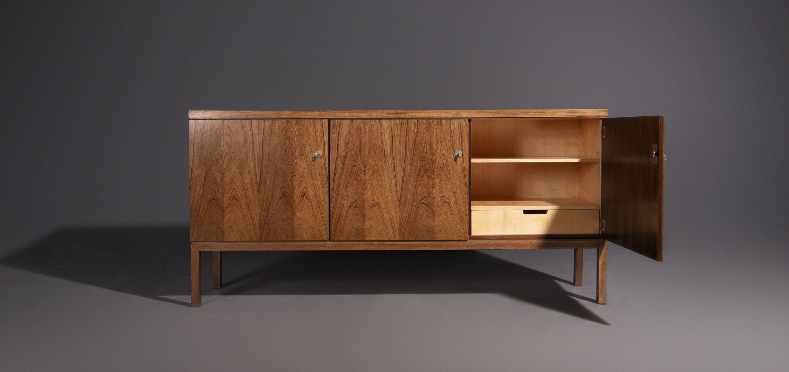Rosewood sideboard produced in Germany