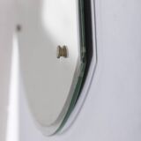 Vintage 1960s Italian-design glass teardrop wall mirror