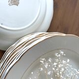 12 Gien vintage dessert plates