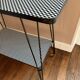 Side table - TV stand - vintage 70s - checkered