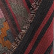 Tapis vintage turc de oushak tissé à la main 77x387 cm