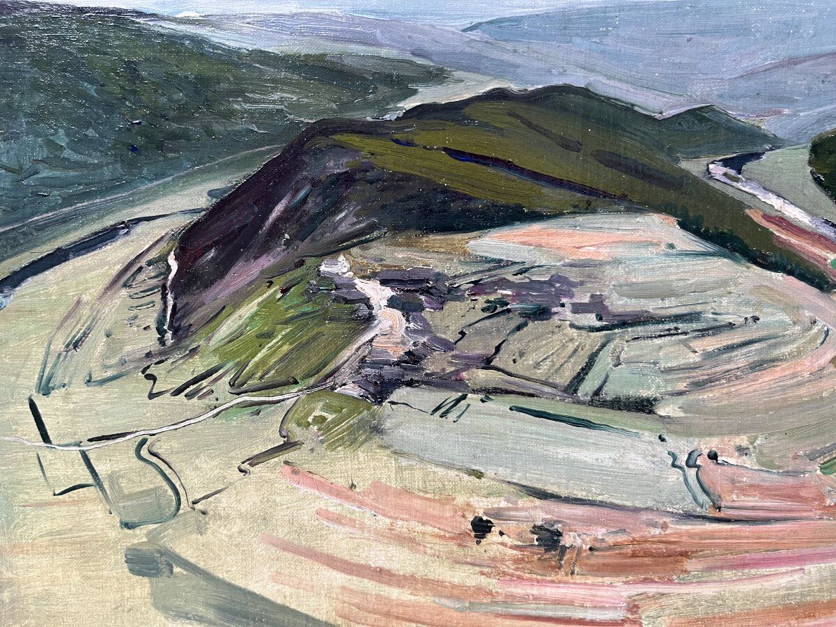Léon Frédéric (1856–1940) The Tomb of the Giant circa 1910 Oil on panel signed