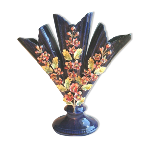 Vase art déco céramique barbotine