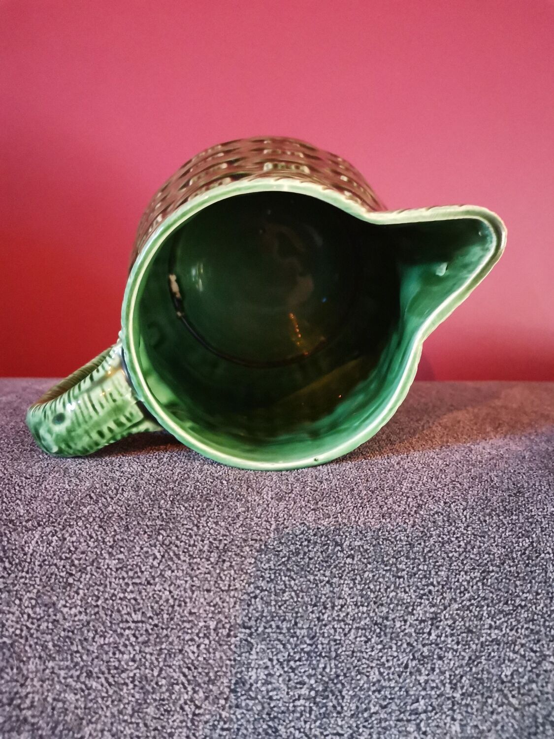Green digoin slurry pitcher