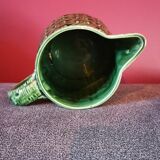 Pichet barbotine Digoin vert
