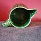 Pichet barbotine Digoin vert