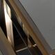 20thc pair of brass, chrome & glass side tables by belgo chrom, belgium