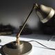 Architect Lamp Bag Turgi/Articulated Arm in Gold Metal/Design Indus Year 60