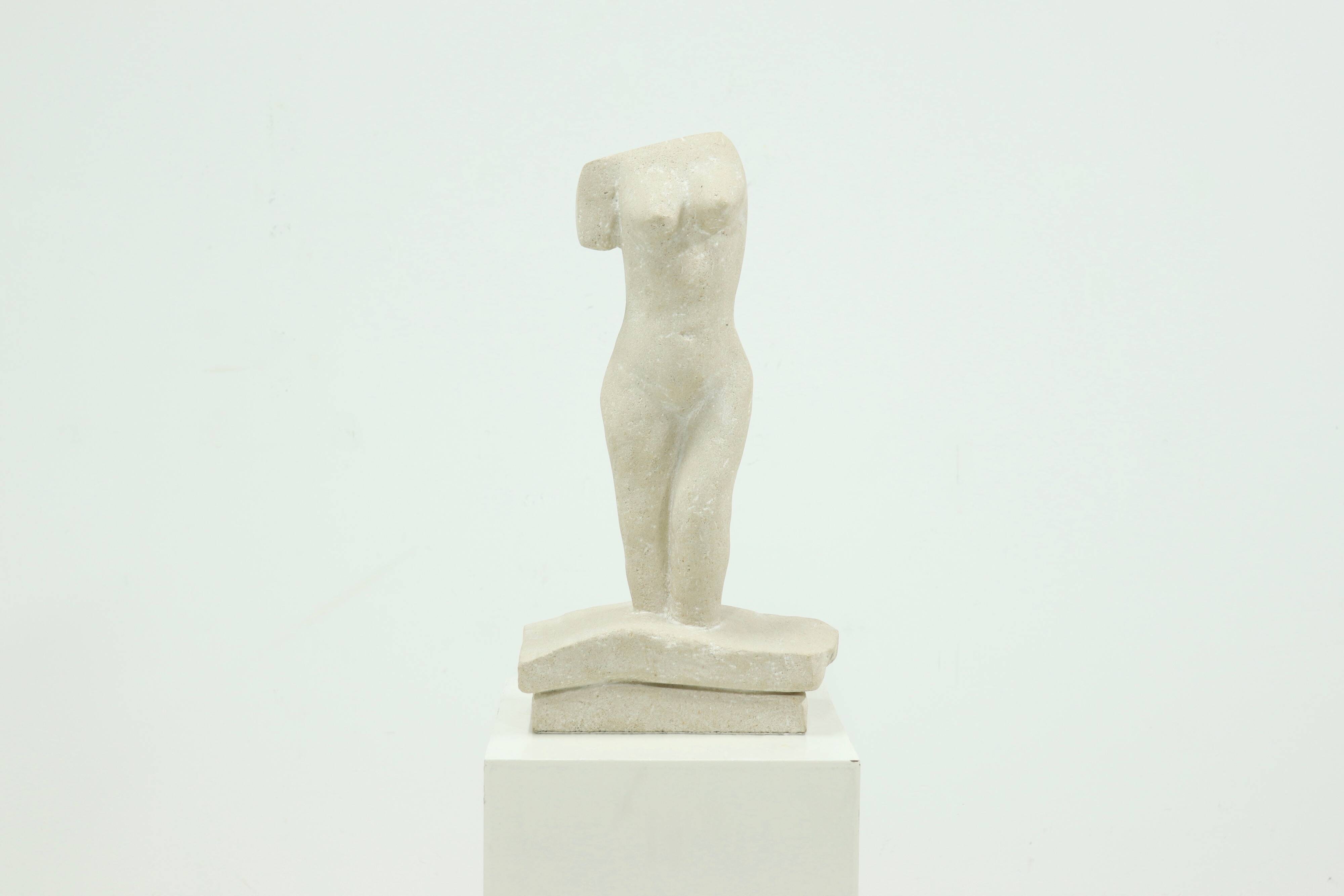 Belgian Limestone Decorative Sculpture 1970s