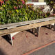 Pair of Bordeaux winemaker benches, France, 50s