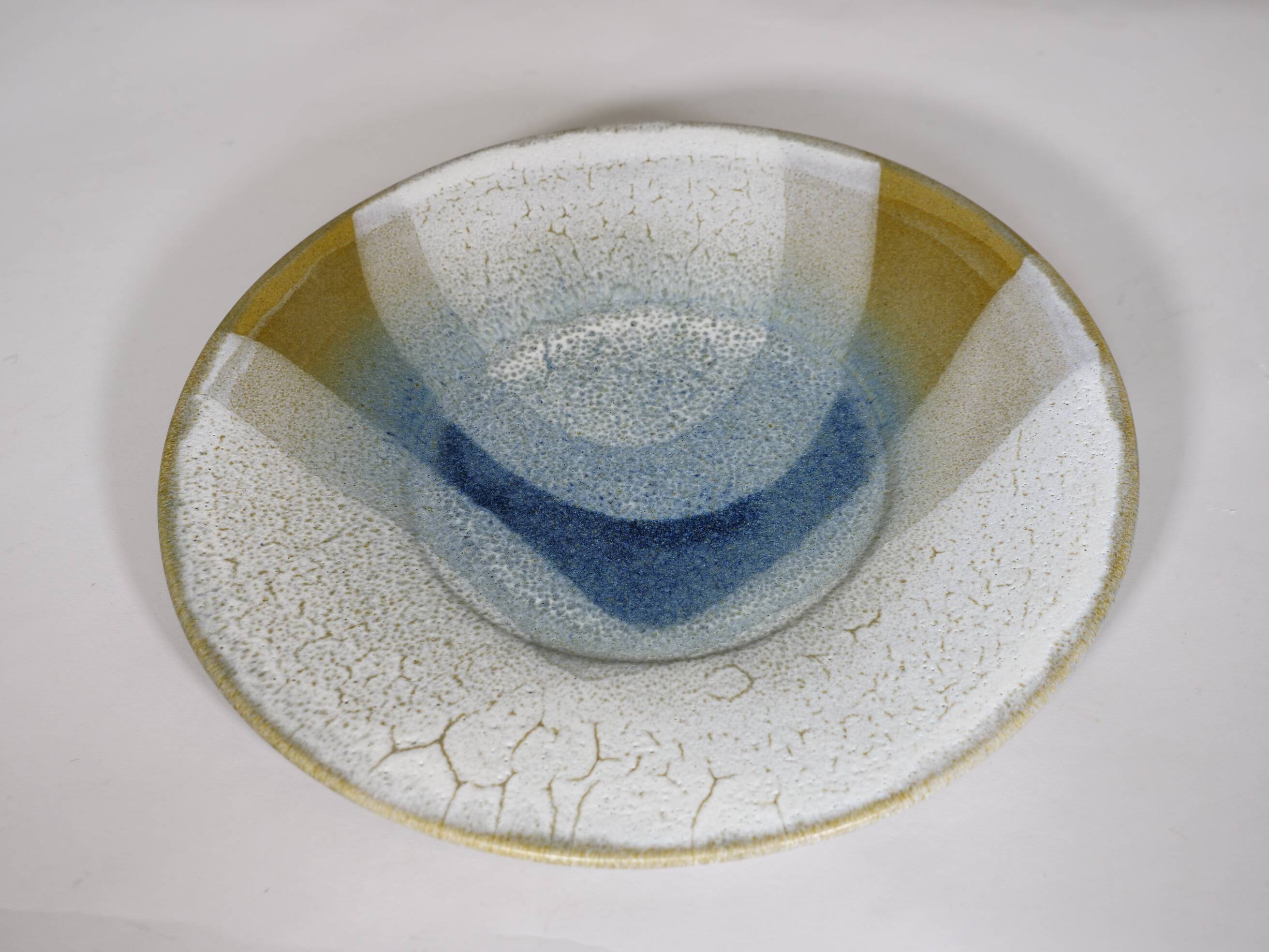 Scandinavian Studio Pottery Plate, Signed, 1970s