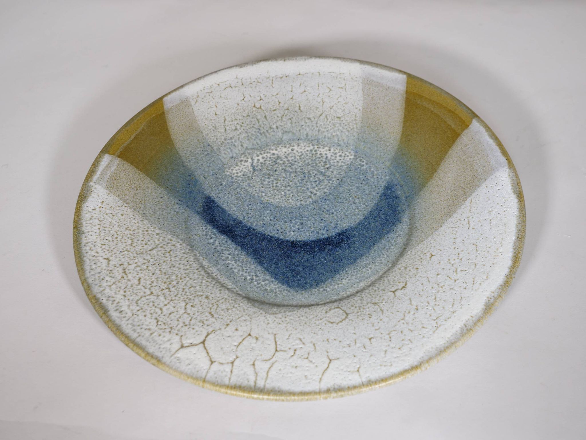 Scandinavian Studio Pottery Plate, Signed, 1970s
