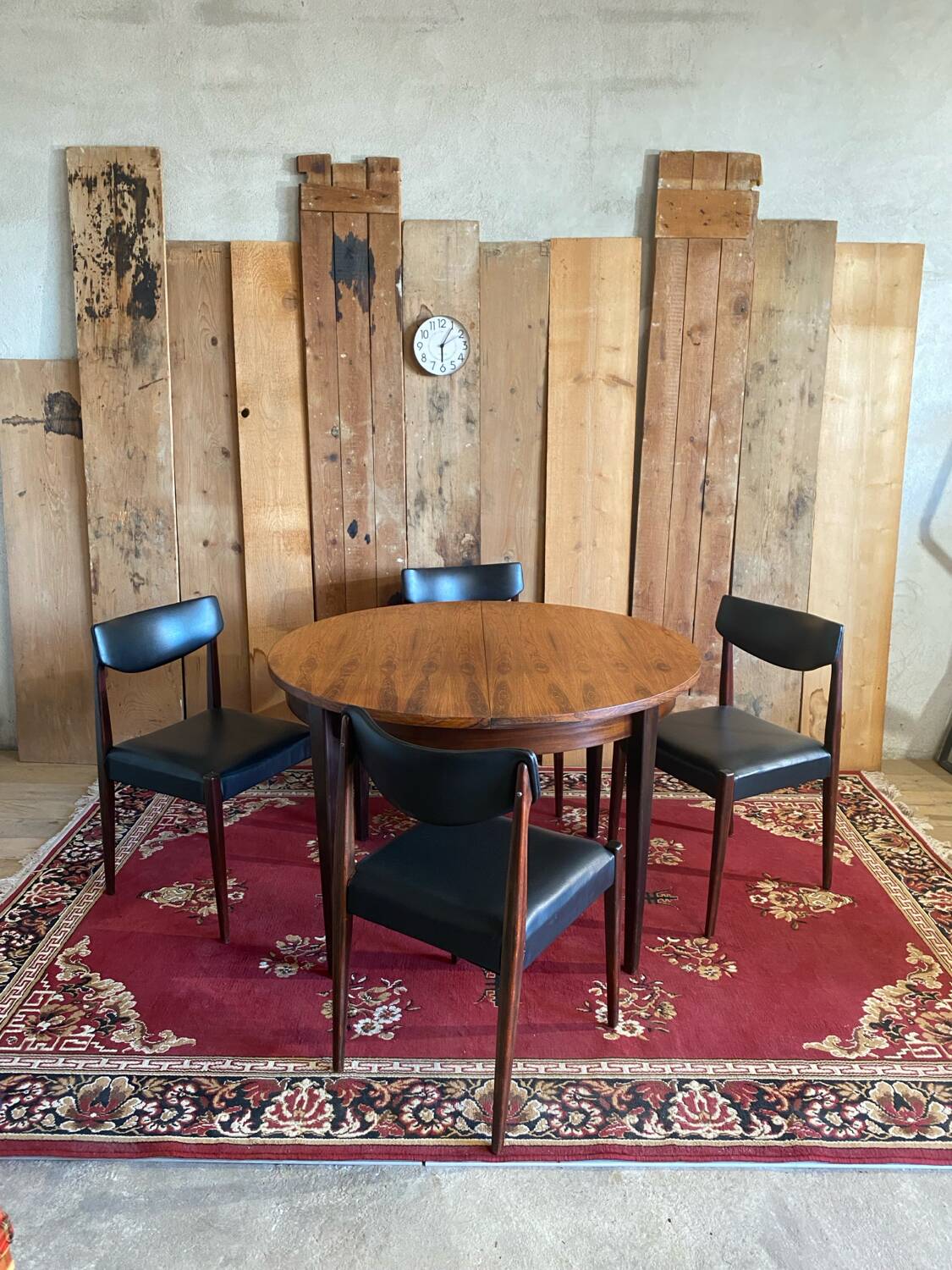 Scandinavian table and chairs from the 60s/70s