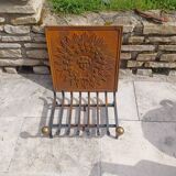 Fireplace plate