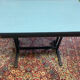 School desk blue formica desk from the 60s-70s