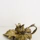 Carved vine leaf bougeoir, late 19th century