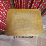 Table platine bois et scoubidou