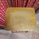 Table platine bois et scoubidou