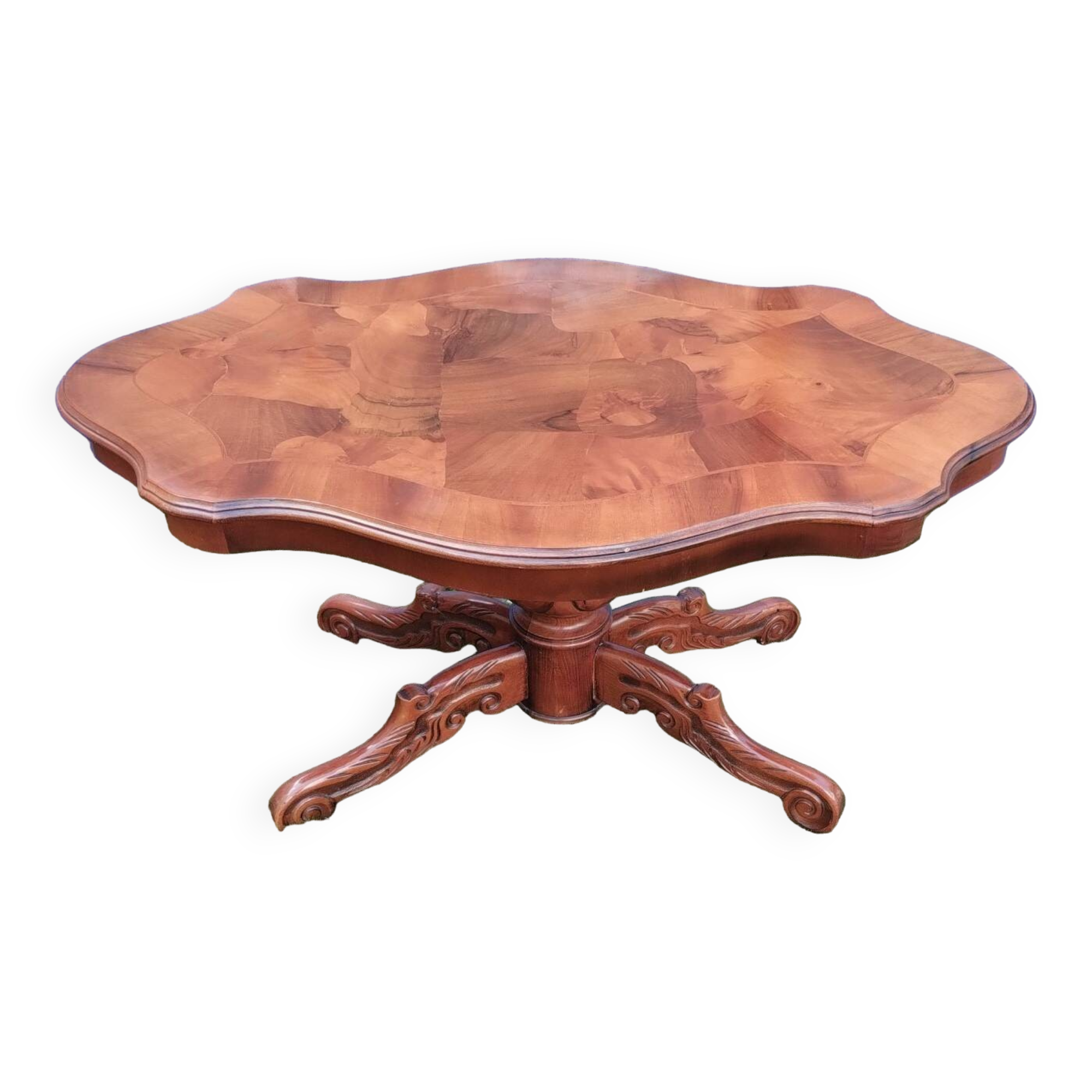 Solid wood coffee table