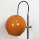 Lampe de table hongroise orange vintage d'Elektrofem, années 1970
