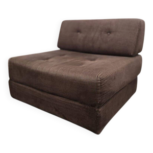 Fauteuil vintage marron