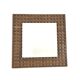Pair of Square Walnut Mirrors Produced by Sant'Ambrogio e Deberti, Italy
