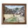 Oil painting on wood Janon valley landscape signed 1957