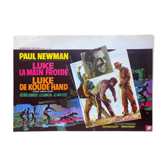 Affiche de cinéma Luke la main froide Paul Newman 1967