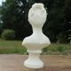 Alabaster bust of Louise Brogniard