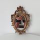 Vintage Italian baroque mirror 1950s 29.5*20