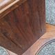 Carved oak stool