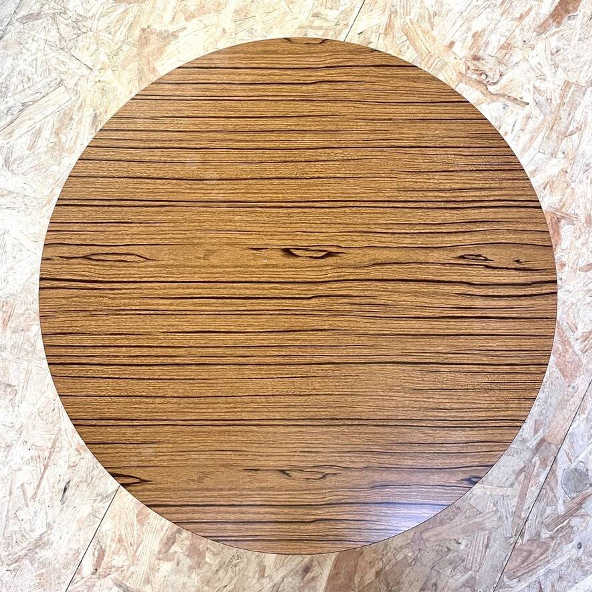 Mahogany formica coffee table