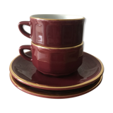 2 cups Apilco bistro coffee