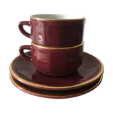 Set de 2 tasses café bistrot Apilco