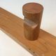 Charlotte Perriand, pair of fir wall coat racks, French work, around 1970