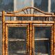 Armoire anglaise en bambou et laque du XIXe siècle, 1890