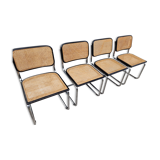 Serie de 4 Chaises B32 de Marcel Breuer