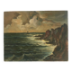 Huile sur bois signée