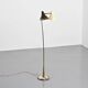 Double-arm adjustable reading floor lamp by J.J.M. Hoogervorst, Anvia, circa 1950.