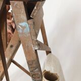 Wooden painter's stepladder