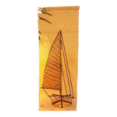 Wall hanging "Sailboat" 1970s