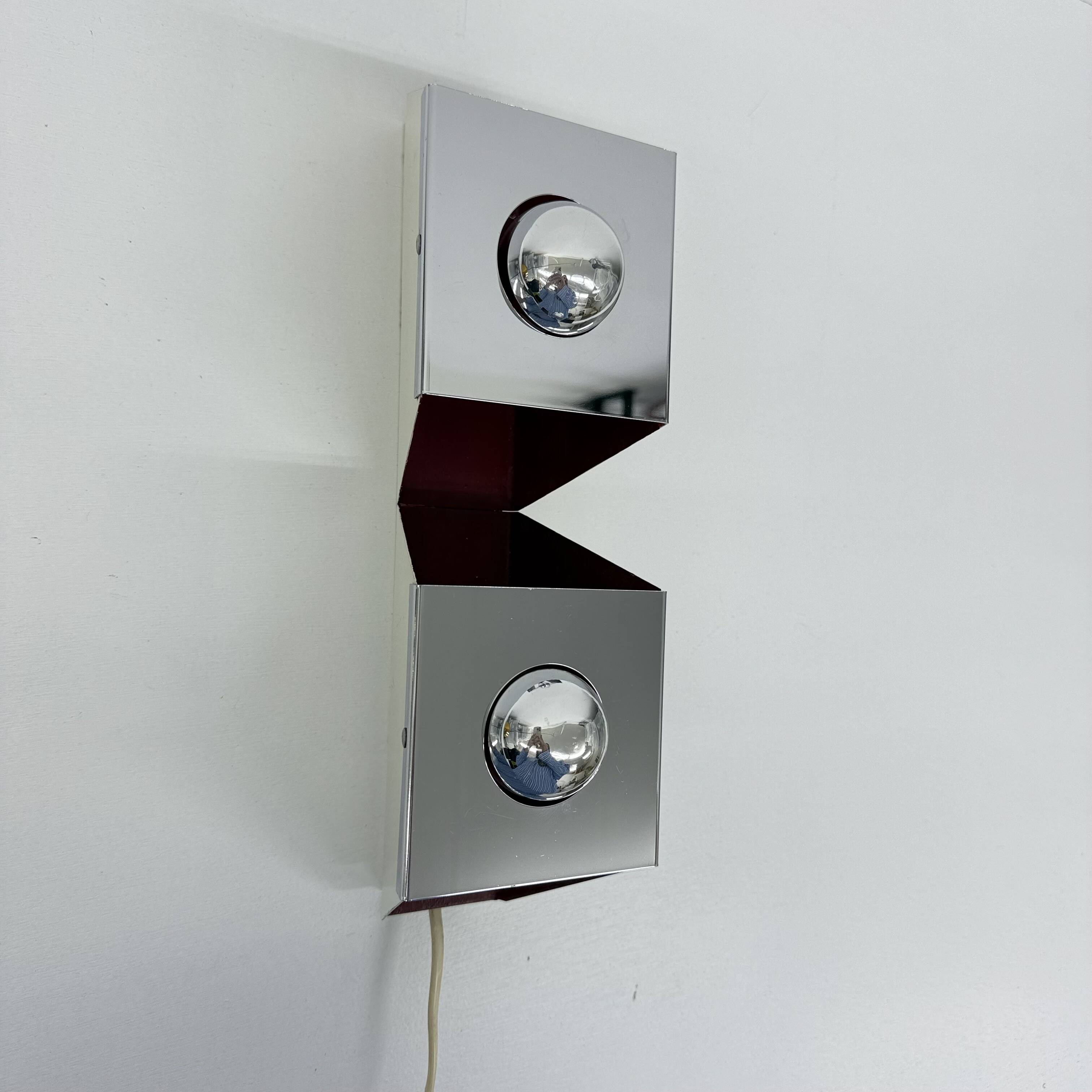 Vintage wall lamp space age , 1970s