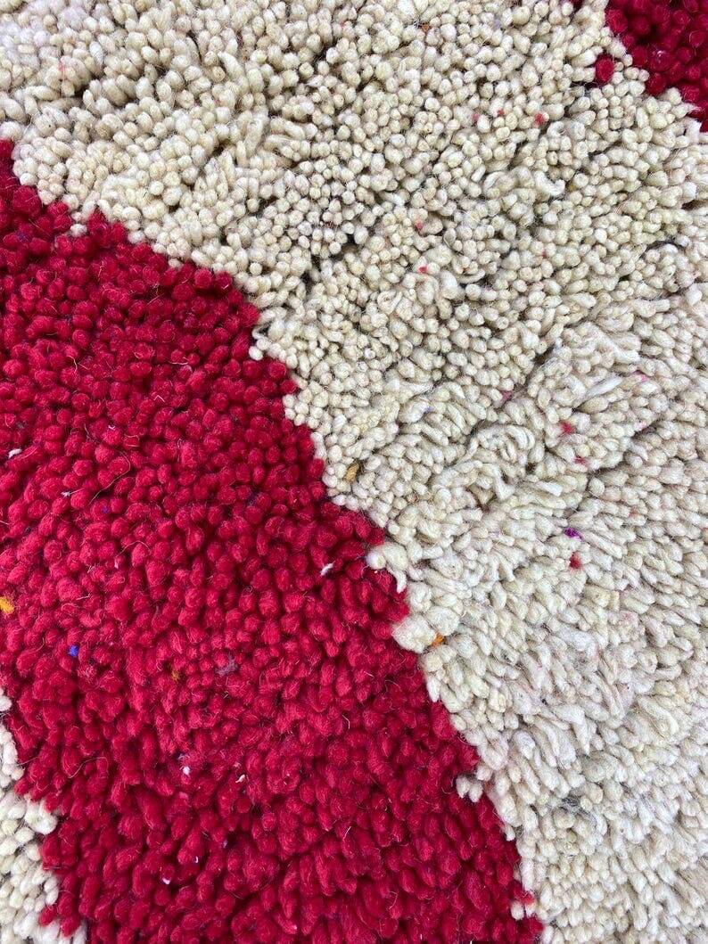 Traditional handcrafted Berber rug, size 140 x 260 cm