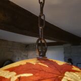 Vintage suspension in resignand brass 1070