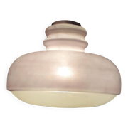 Suspension en verre violet