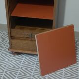 Curtain filing cabinet