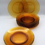 Vintage yellow plates