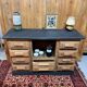 Old oak workshop furniture